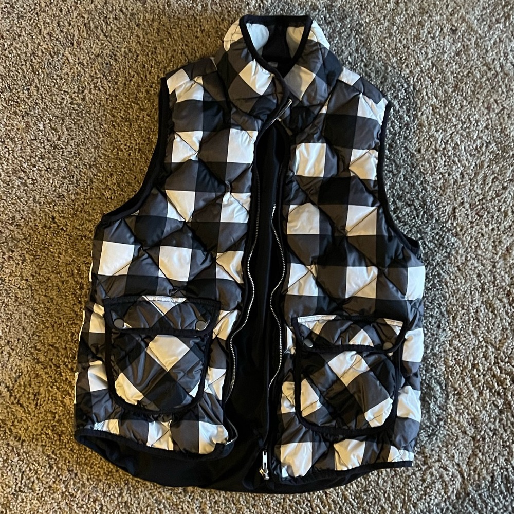Quilted puffer vest